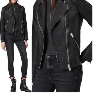 All Saints Dalby Leather Biker Jacket - like new